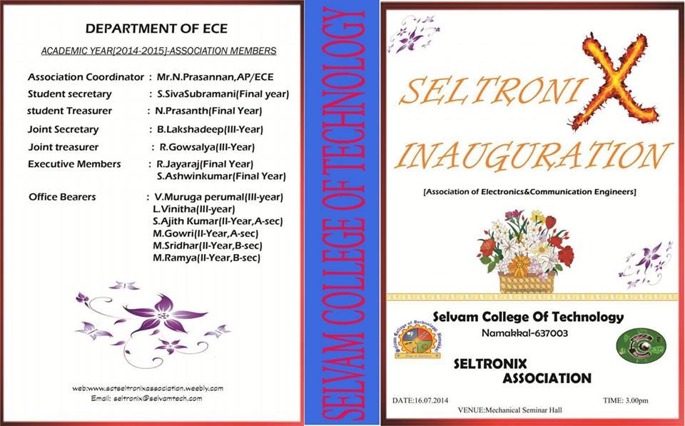 ECE Students Association SELTRONIX Inauguration. 1