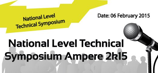 National Level Technical Symposium Ampere 2k15.