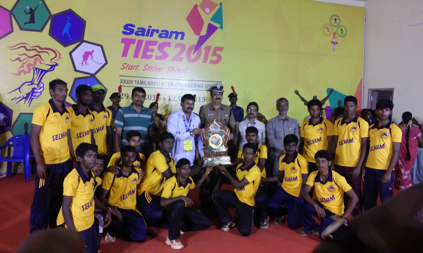 TIES 2015 Athletics Men Over all Championship Third Place