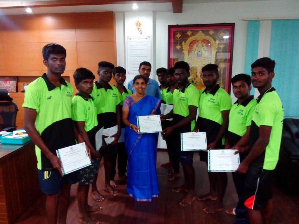 Anna University Zone 8 Kabadi Tournament Runners