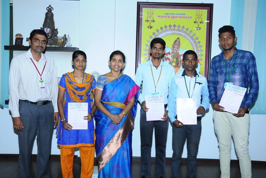 Namakkal District Monthly Athletics Competition Medal Winners.