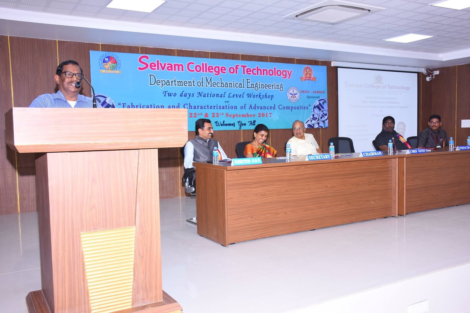 DRDO – ARB Funded National Level workshop. 1