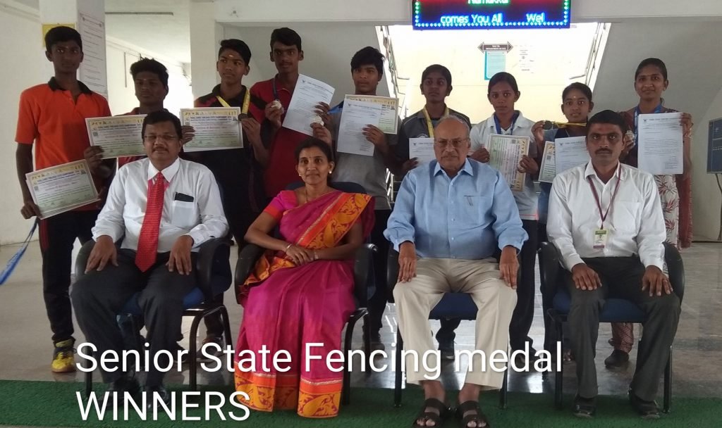 Senior State Fencing Medal Winners