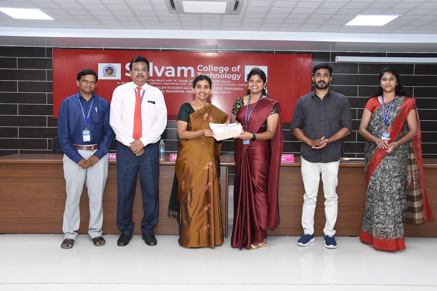 Selvam College of Technology – Accredited by NAAC with "A" Grade, UGC ...