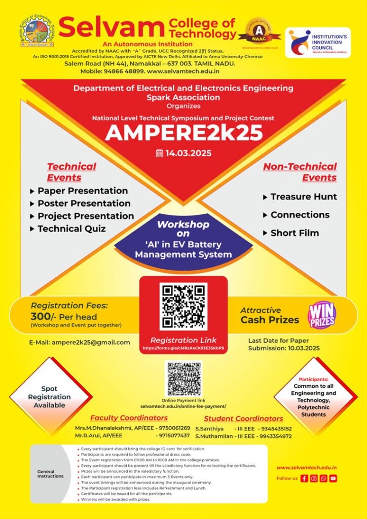  Foto zu Ampere-2k25, National Level Technical Symposium and Project Contest 