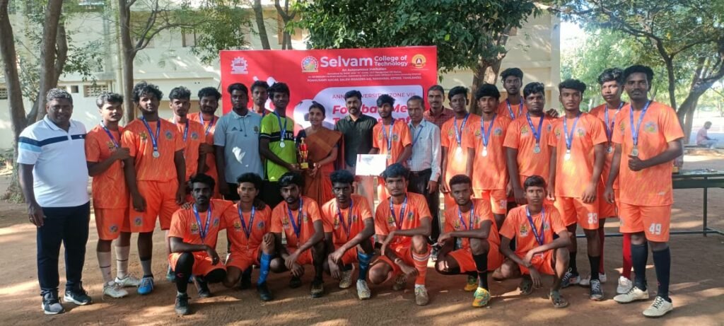 Runner-up in Football Men Tournament-2025